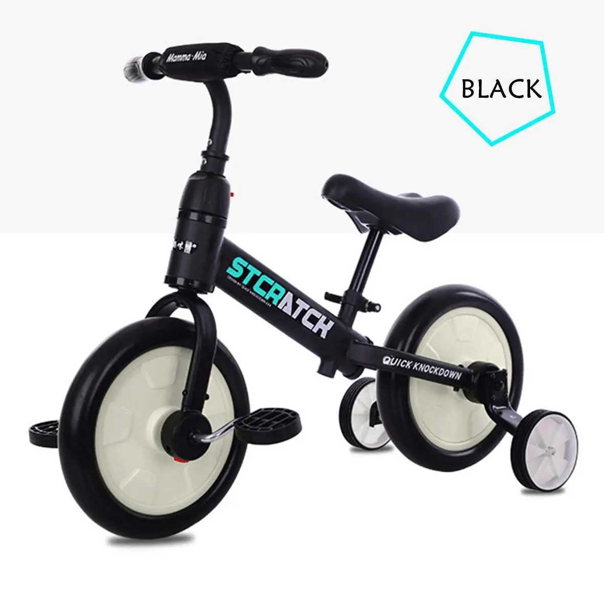 Cochecitos# Baby Balance Bike Learn to Walk Get Balance Sense No Pedal Pedal Juguetes para niños Niña para bebés 1-5 años Bike de triciclo infantil T240509