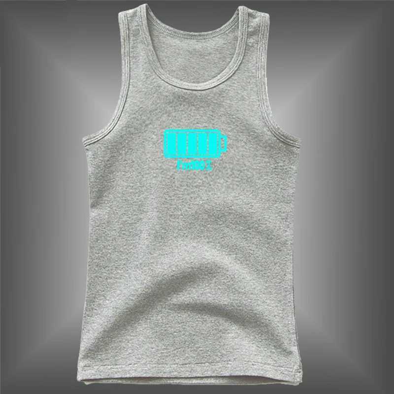 T-Shirts Jungen und Mädchen glühen Tanktor-Top ärmellose Kindert-Shirt 2024 Sommer Tanktop Youth Top 3-14 Jahre alte Kinder Unterwäsche2405