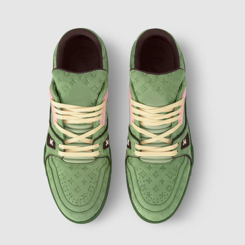 Scarpe da uomo casual classiche Sneaker Sneaker Designer triplo designer di lusso Moke verde blu lettera logo Scarpe indossa resistente a piattaforma piatta piatta da donna scarpe da donna