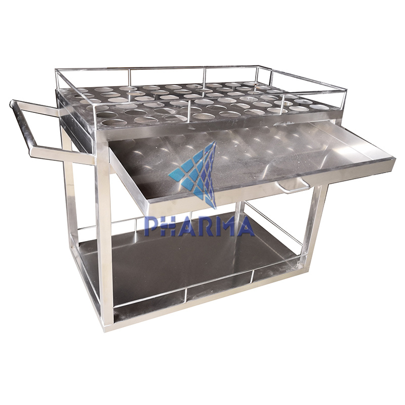 Laboratory Stainless steel Transfer Cart I