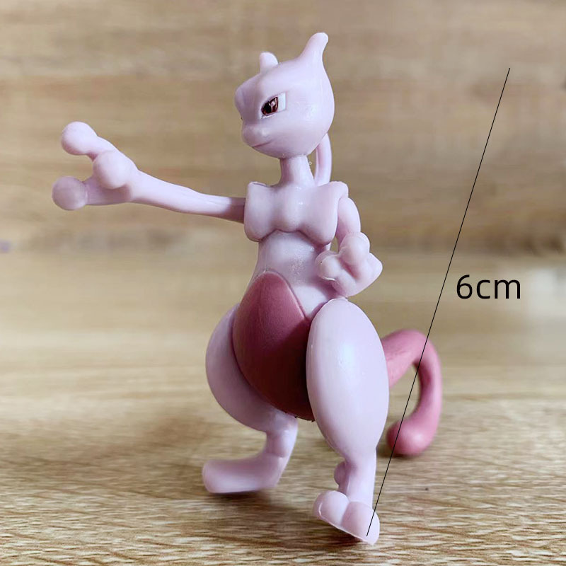 Prix de gros usine 12 styles 6cm Dolls d'anime de poupées à la main Pikac Pikac Modèles faits à la main pour les cadeaux d'enfants