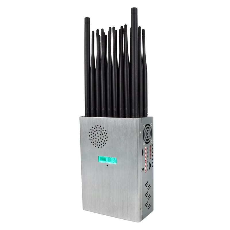 Neue Handheld 28 Bänder 27 Antenna Siganl Brouilleur FM Radio Wi-Fi6e Wi-Fi2.4g Wi-Fi5g GPS Lojack Lora UHF VHF 433 315 868 CDMA GSM 3G 4G 5G Handysignal-Inhibitor