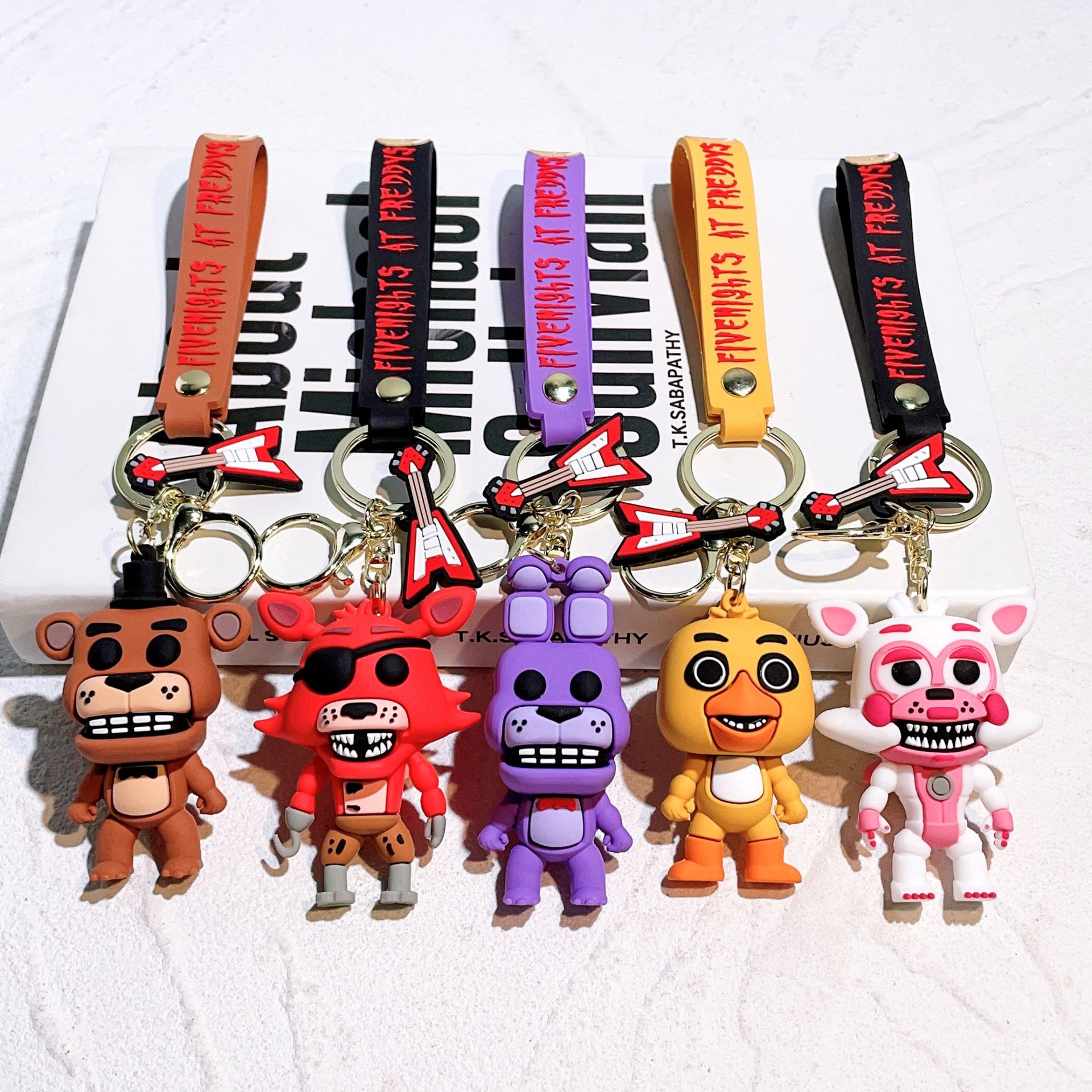 keychains woman designer keychain for men accessories Creative Mutant animal figure keychain Toy Bear backpack Horror car key chain rings