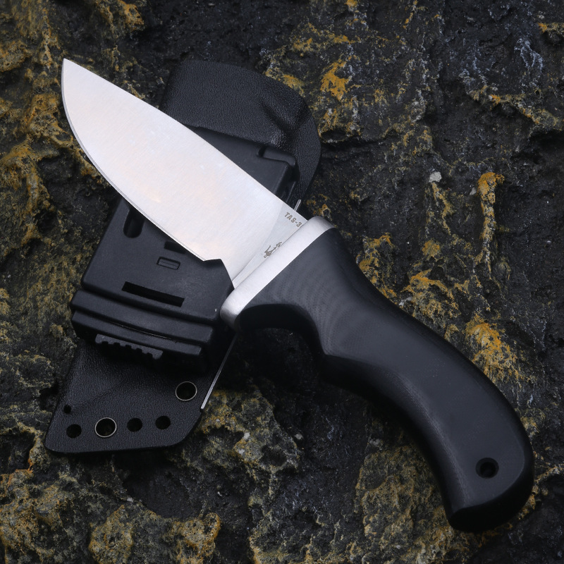 Новый A2562 Высокий выживание прямого ножа DC53 Satin Point Blade Full Tang G10 Ручка на открытом воздухе с фиксированным лезвием ножи с Kydex