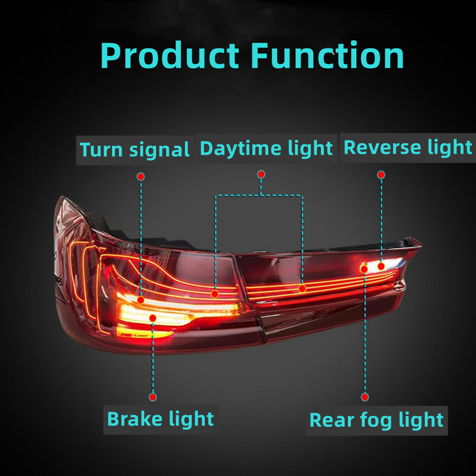 Feu de queue de voiture pour BMW G20 G28 20 19-20 22 Amélioration du virage DRL Signal de virage des feux inversés LED LED