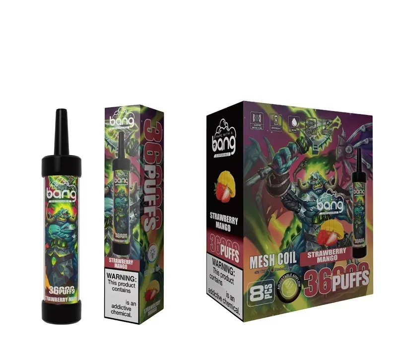 Big Puff Bang 36000 Puff Vapes jetables rechargeables E Cigarettes Mesh Coil 40ml E-Liquid Puff 36K VACPER 0% 2% 3% 5% LED COULEUR VECHER VS PUFS 20000 18000 15000