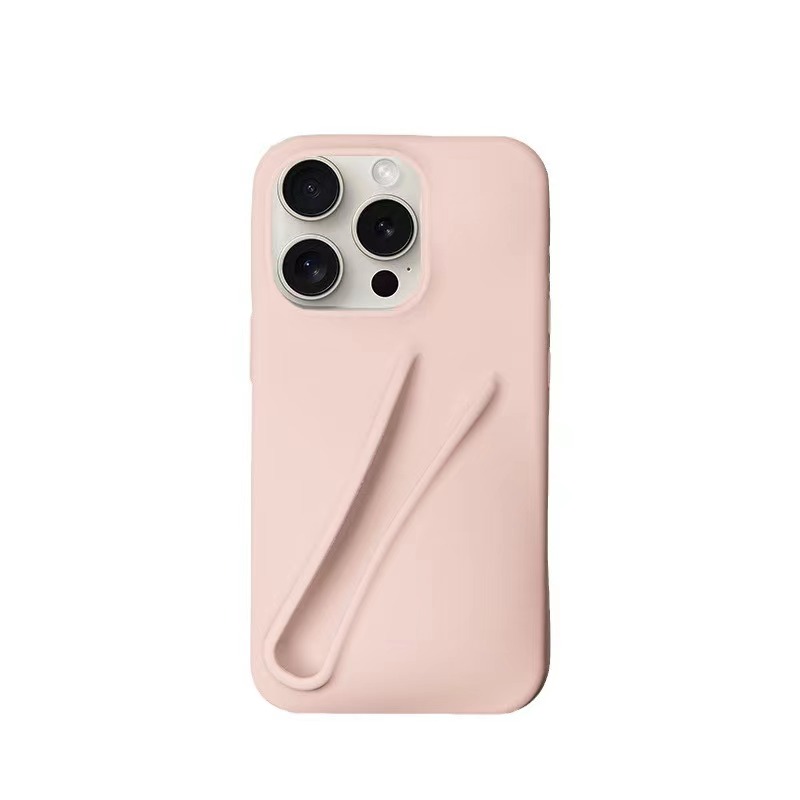 2024 Ny Silicone Creative Yufor Lipstick -fodral som är lämplig för iPhone 15/14/13 Pro Phone Case
