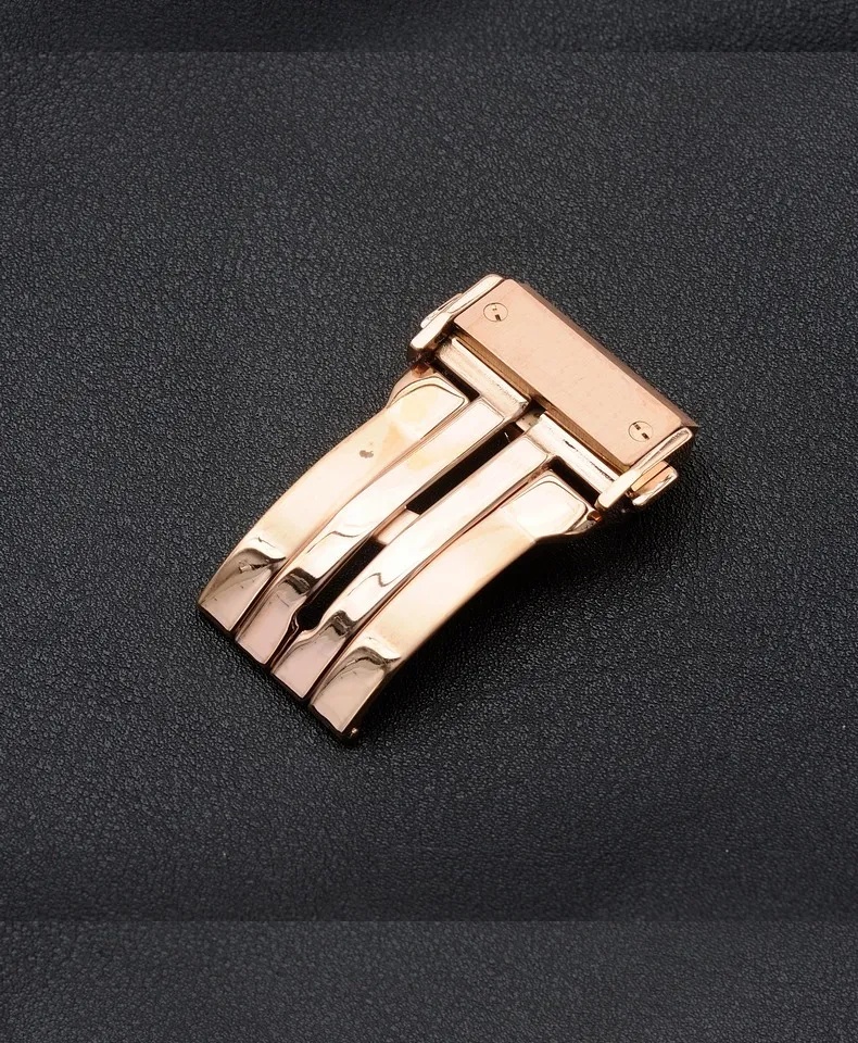 Luxury Fine Steel Watch Strap Buckle Substitut pour Hublot Big Bang Watch Universal Watch Band Watch Buckle 22 mm