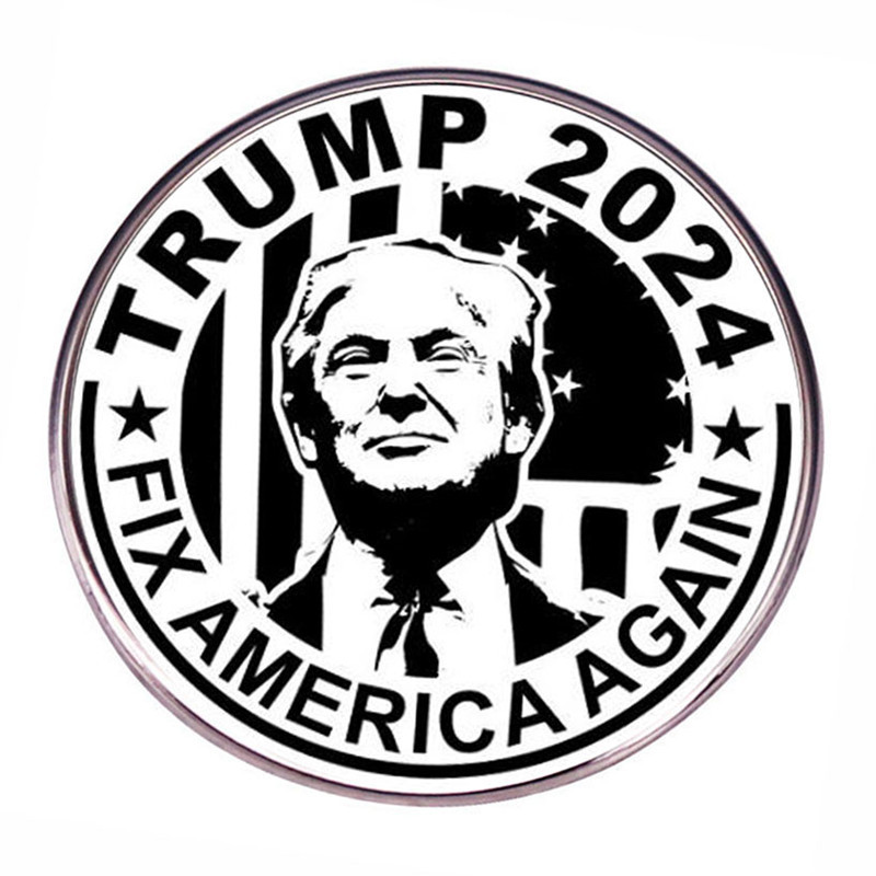 Brosch Support Donald Trump Brosch gör Amerika vackert igen Brosch Metal Alloy Badge -tillbehör för män och kvinnor F018