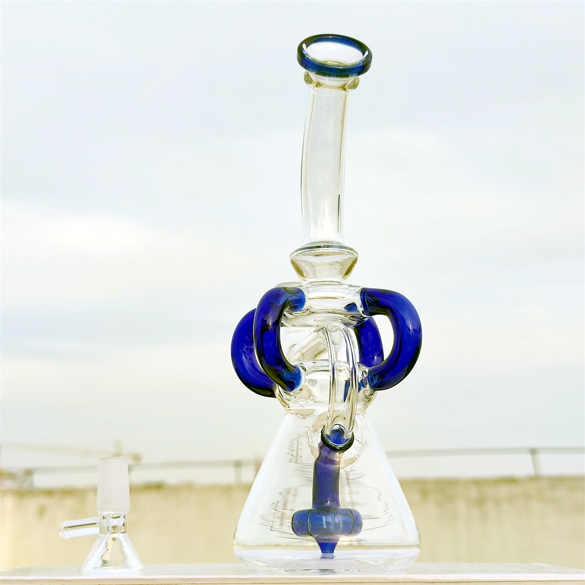 10 -дюймовый головокружительный Bong Green Premium Three Tribes Saint Смешанный цвет нео Fab Hokah Water Tipe Стеклянные бонги с 14 -миллиметровой чашей, готовые к использованию склада США