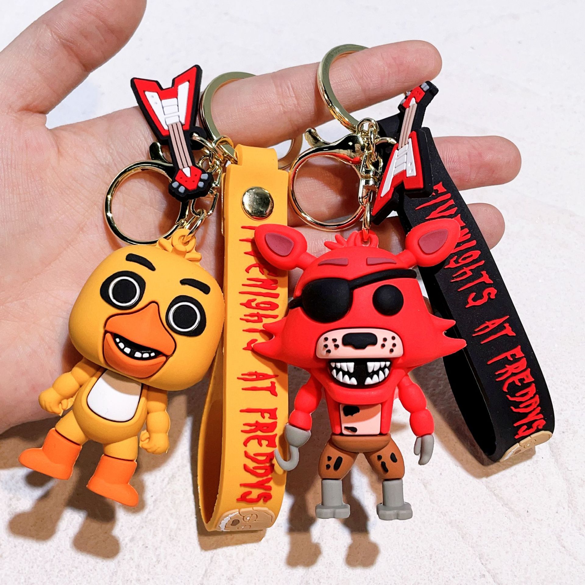 keychains woman designer keychain for men accessories Creative Mutant animal figure keychain Toy Bear backpack Horror car key chain rings