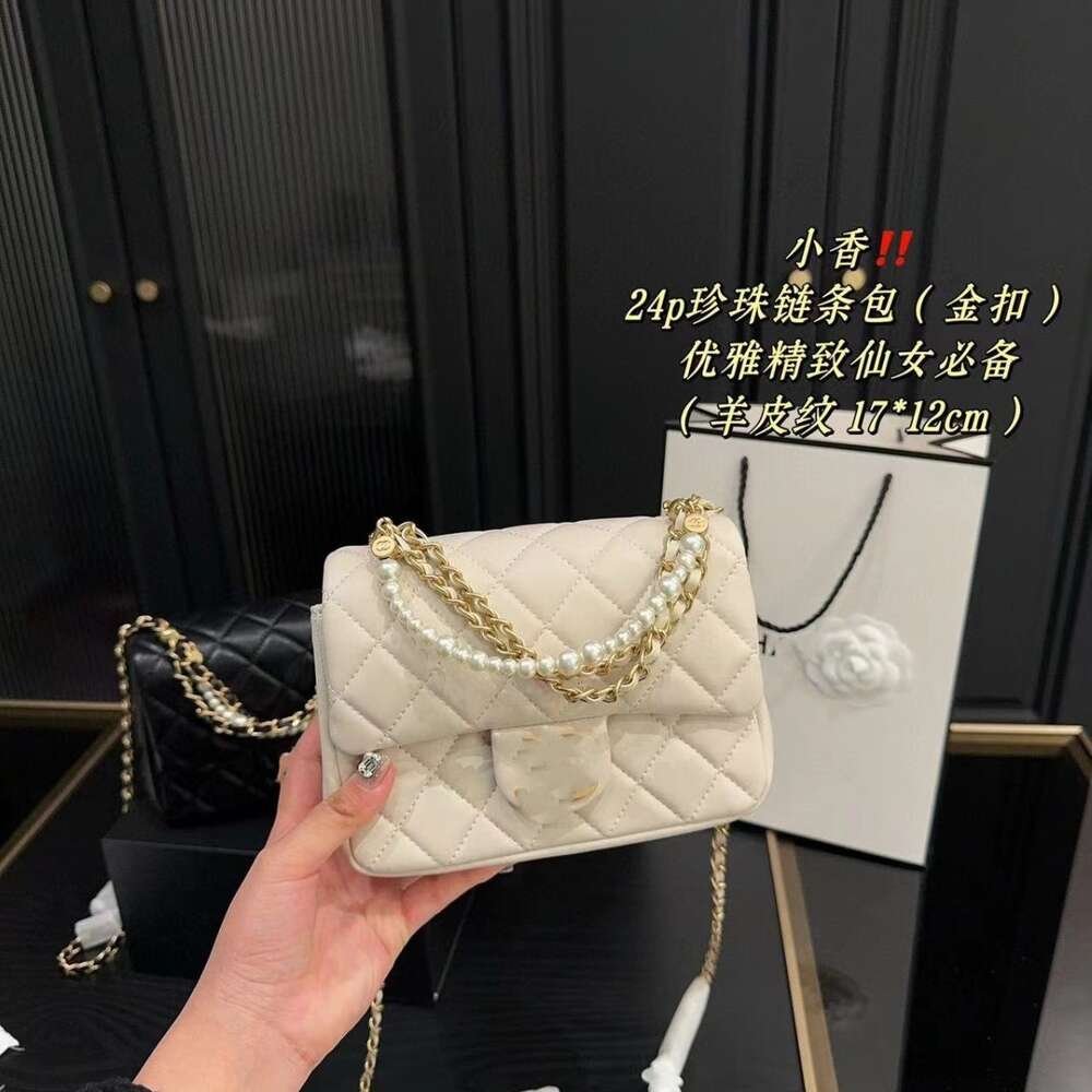 Luxo Bolsa Designer Bolsa de ombro Crossbody Square Fat Boy New Single Small Chain Pequen Chain Capa feminina Bagr3vn