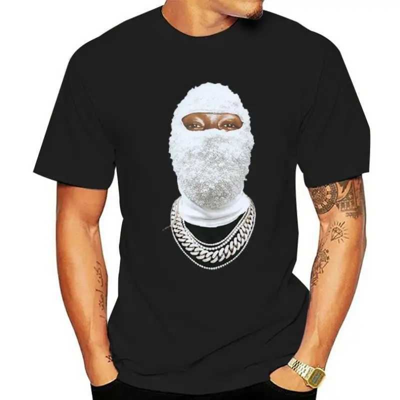 Herren T-Shirts Beste IH Nom UH Nit bedruckte T-Shirt Hip Hop Strtwear Diamond Masked Man T-Shirts Mode Modal T-Shirt Anime Kleidung T-Shirt T240510