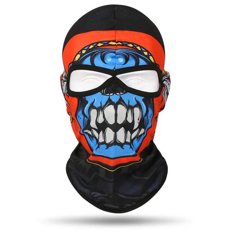 Fashion Face Masks Neck Gaiter Bandana Balaclava Mens Ski Mask Winddicht Sportsjaal rijden Rijden Volledig vissen Wandelen Lit Goggles Q240510