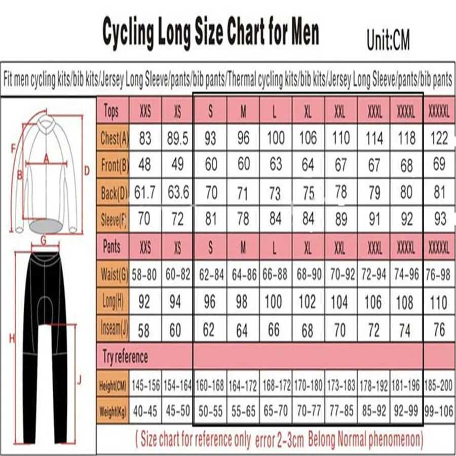 Hayranlar üstleri tees Acıyı Seviyor Beyaz Bisiklet Jersey Suit ABD Ciclismo Takım Giyim 2022 Erkek Gömlek Uzun Kollu Önlük Şort Yol Bisiklet Üç Set MTB Q240511