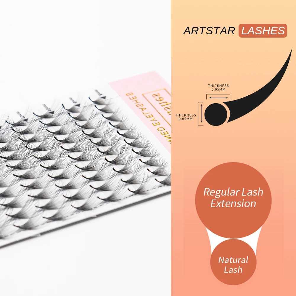 Ciglia false artstar 4d 5d 6d 8d 10d 12 riga prefabbricata Volume Volume estensione ciglia 8-15 mm Long Professional Artificiale Mink Q240510