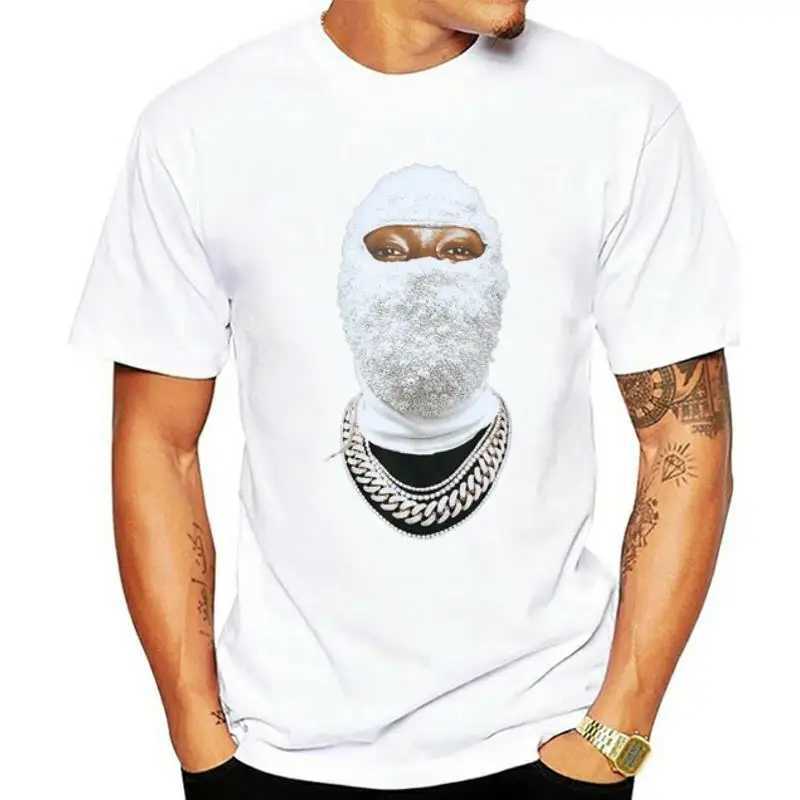 Men's T-Shirts Best Ih Nom Uh Nit Printed T Shirt Hip Hop Strtwear Diamond Masked Man T Shirts Fashion Modal T-Shirt Anime Clothes T-shirt T240510