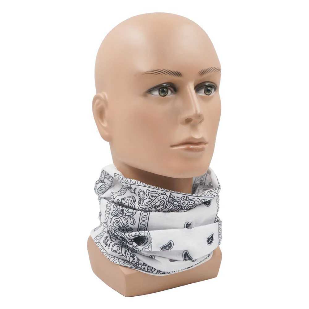 Fashion Face Masks Neck Gaiter Bandanas Bandanas Bandanas Mentide Gouted Mens Souples sans protection Bicycle Sports Sports Paisley Bandana Q240510