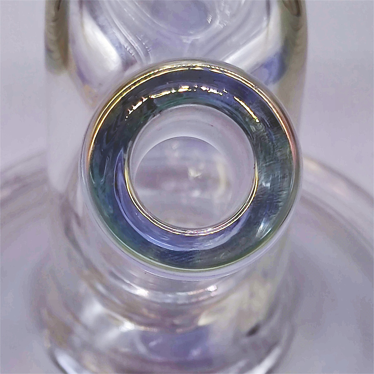 13 Zoll 9 mm Dicke großes Kopftöner Glas Bong getöntes Regenbogen Shisha Glass Bong Dabber Rig Recycler Unregelmäßige Bentover Wasserbongs 14mm US -Lagerhaus