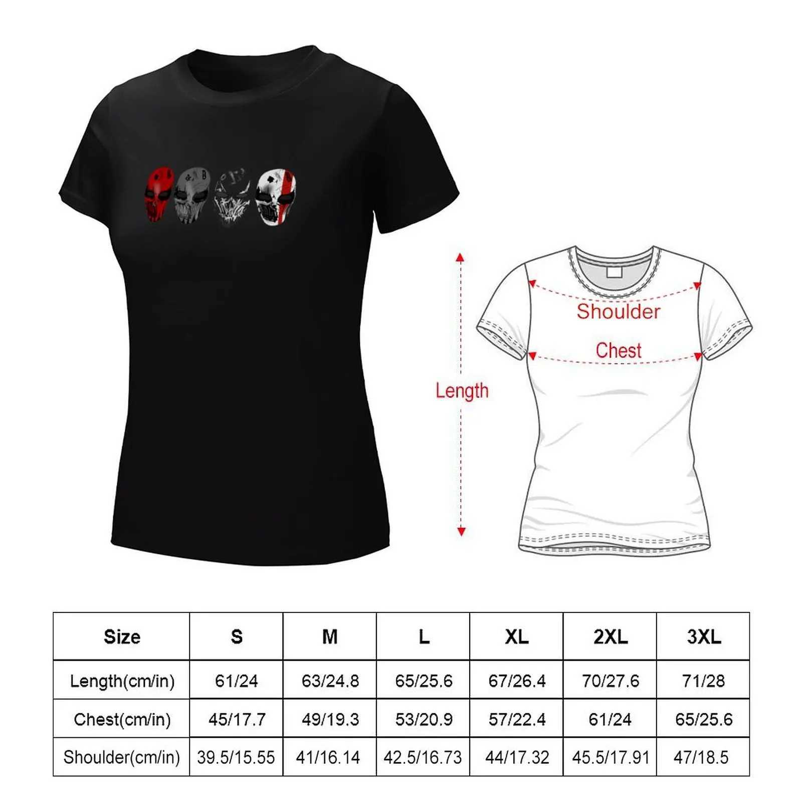 T-shirt da donna Devils Night Masches T-shirt Shirt stampa animale ragazze Corea camicie strette donne T240510