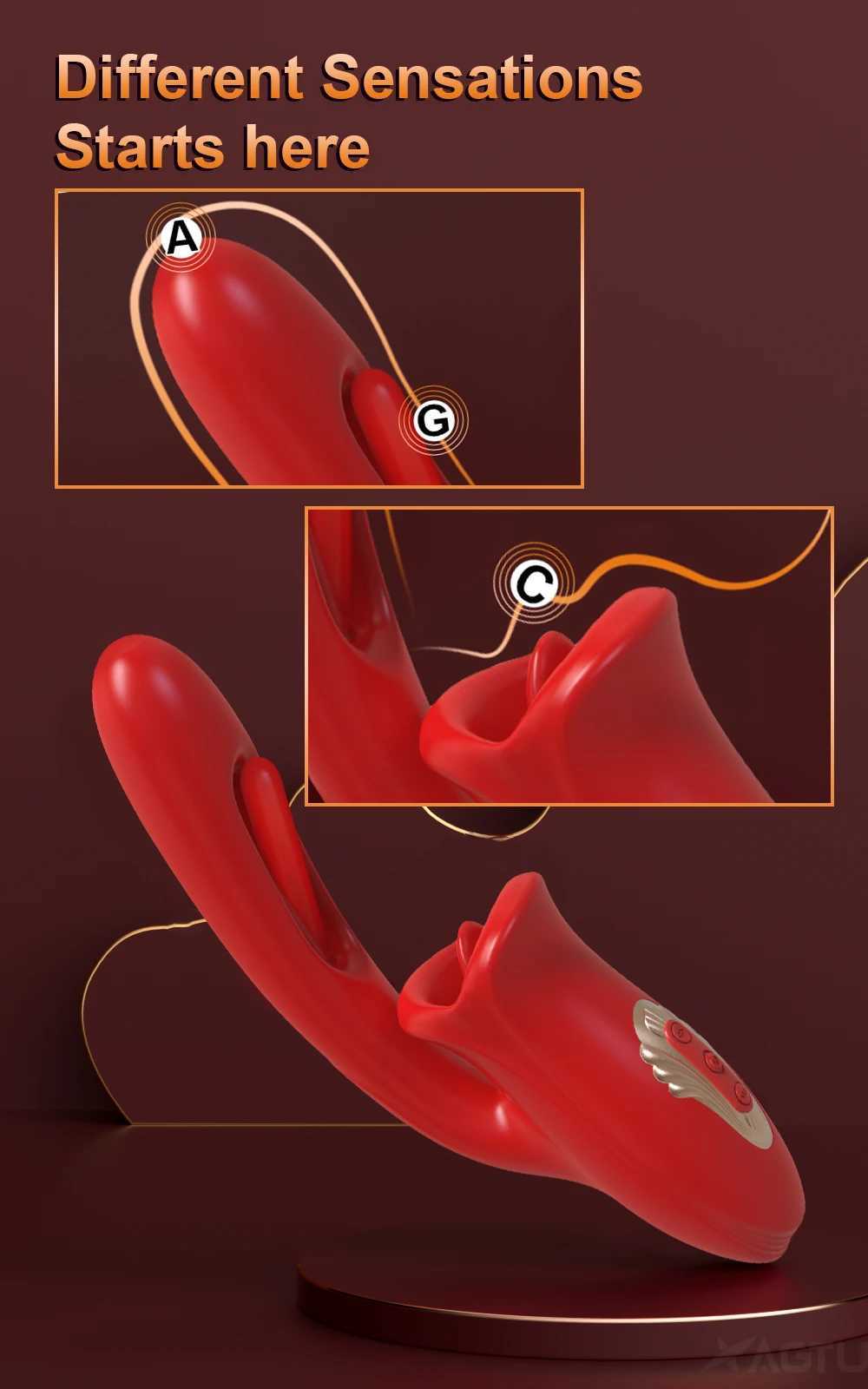 Altri oggetti di bellezza la salute che toccano il vibratore che sbattono le donne leccate il clitoride clitoride succhiare stimolatore potente giocattolo femminile donna adulto 18 t240510