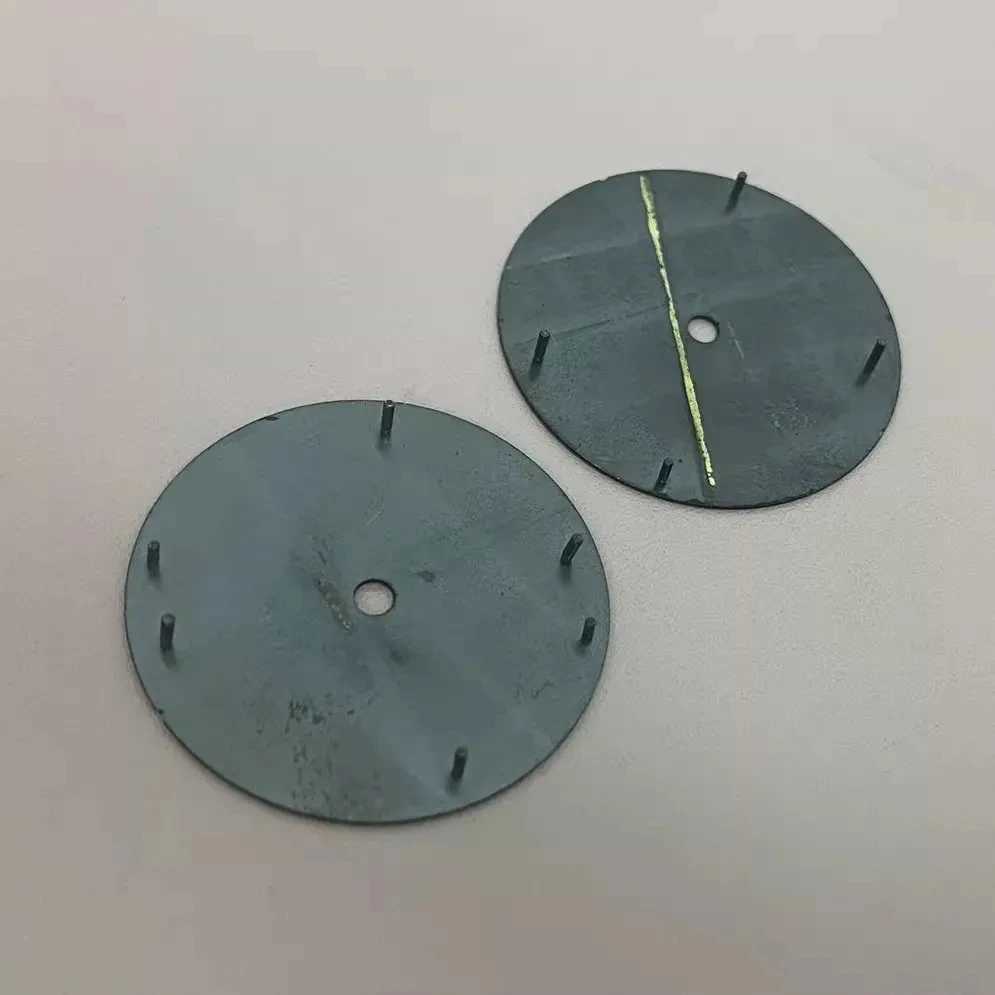 Assistir bandas novas acessórios de modificação de discagem de 28,5 mm para NH35/NH36/8215/2836 Dial de reposição luminosa verde peças de reposição q240510