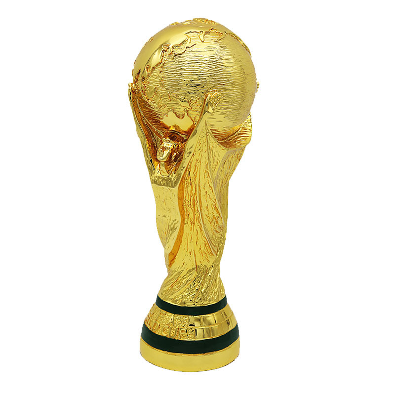 World Cup Golden Resin European Football Trophy Soccer Trophies Mascot Fan Gift Office Decoration