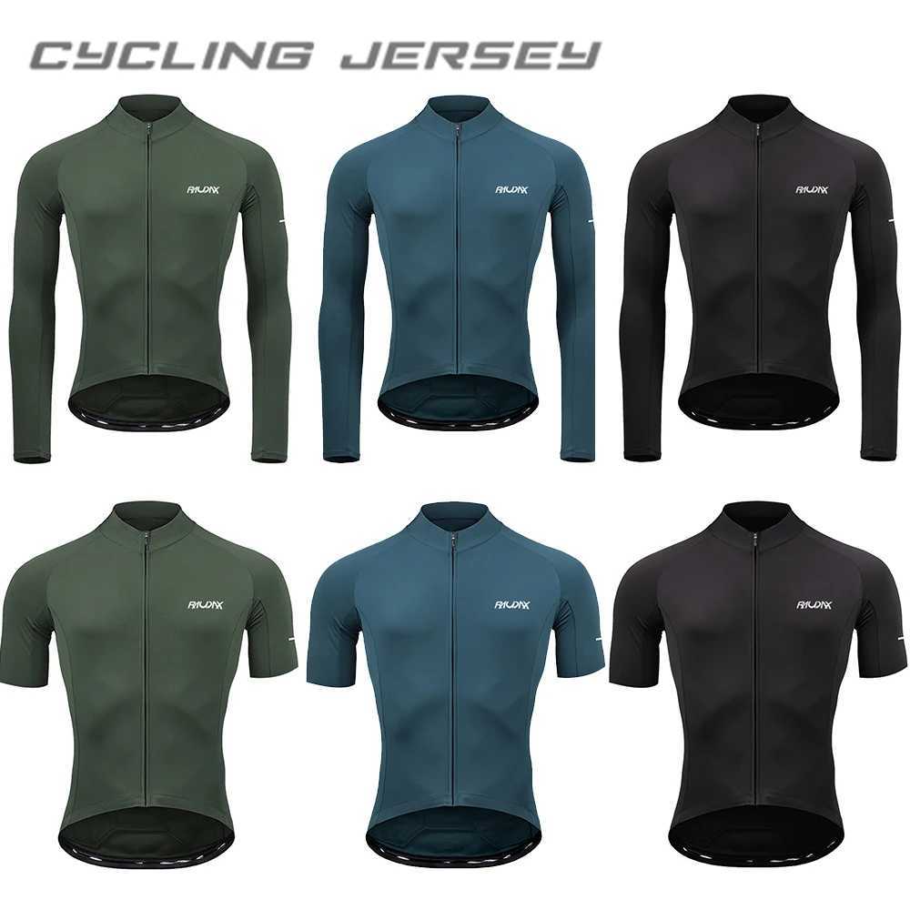 Fan tops Tees Autunno Ultra-sottile maglietta a maniche lunghe camicia sportiva di alta qualità Abbigliamento da corsa spandex di alta qualità Abbigliamento moto estate Q240511