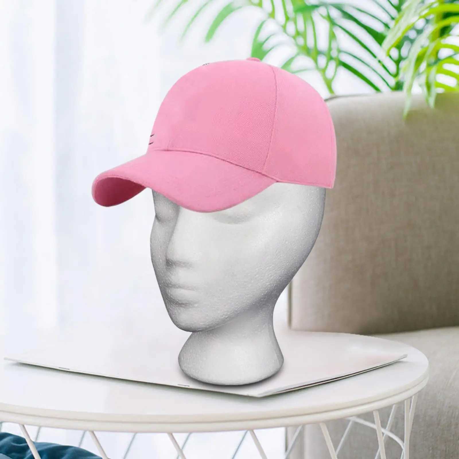 Mannequin Heads Foam wig head polystyrene foam manikin display female hair frame salon home Q240510