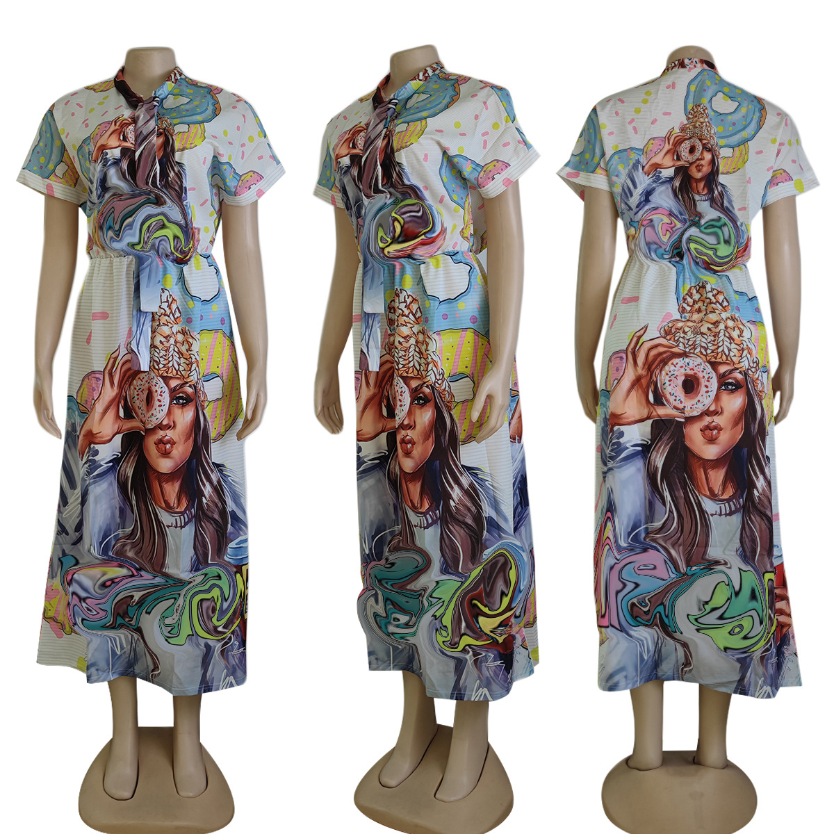 Vestidos informales Boho Summer Dress Women Floral Impreso Slip sin tirantes Maxi Vocación Vocación de vacaciones