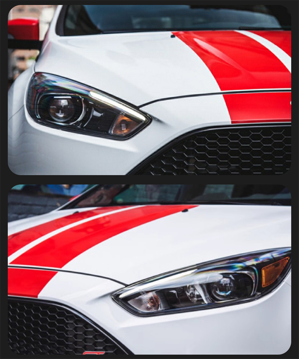 Pour Ford Focus RS Styling 20 15-20 18 Red Evil Eye LED Street Light Front Light Dynamic Signal Signal LED LED LED