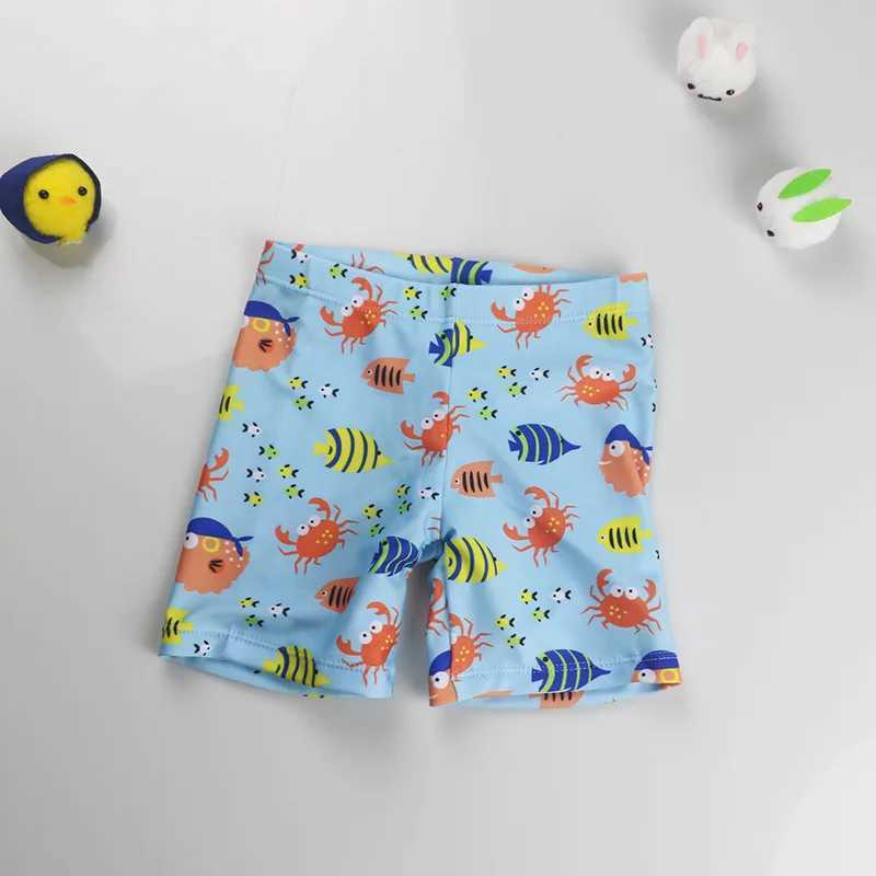 Shorts Summer 2017 Childrens Beach Shorts Boys Cartoon Pattern Swimwear Board Shorts 1-9 Years Childrens SwimwearL2405L2405