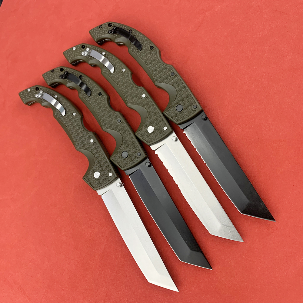 Grande taille 12 '' couteau de survie professionnelle 8CR13 en acier lame de combat tactique de poche pliante couteau EDC Camping Hunting Couteaux