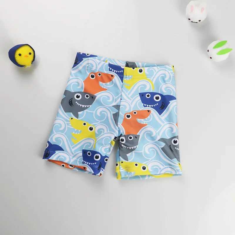 Shorts Summer 2017 Childrens Beach Shorts Boys Cartoon Pattern Swimwear Board Shorts 1-9 Years Childrens SwimwearL2405L2405