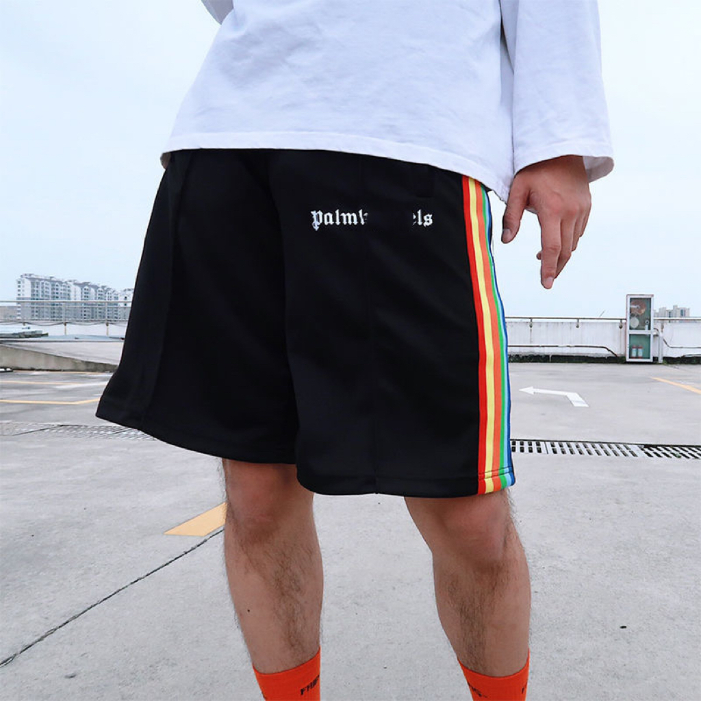 short masculin Palm Designer Mens Shorts Color Color Pantalon Sports Casual Couple Jogging Pantalging Mens High Street Shorts Womens Shorts S-XL