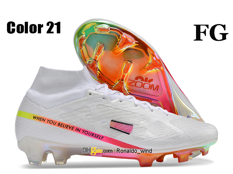 Torba prezentowa męskie buty piłkarskie Ronaldo Cr7 ix elite fg tns korki mbappe 9 Neymar ACC Zooms Buty piłki nożnej Dziecięce dziewczyno TOP Trenerzy na świeżym powietrzu Botas de futbol