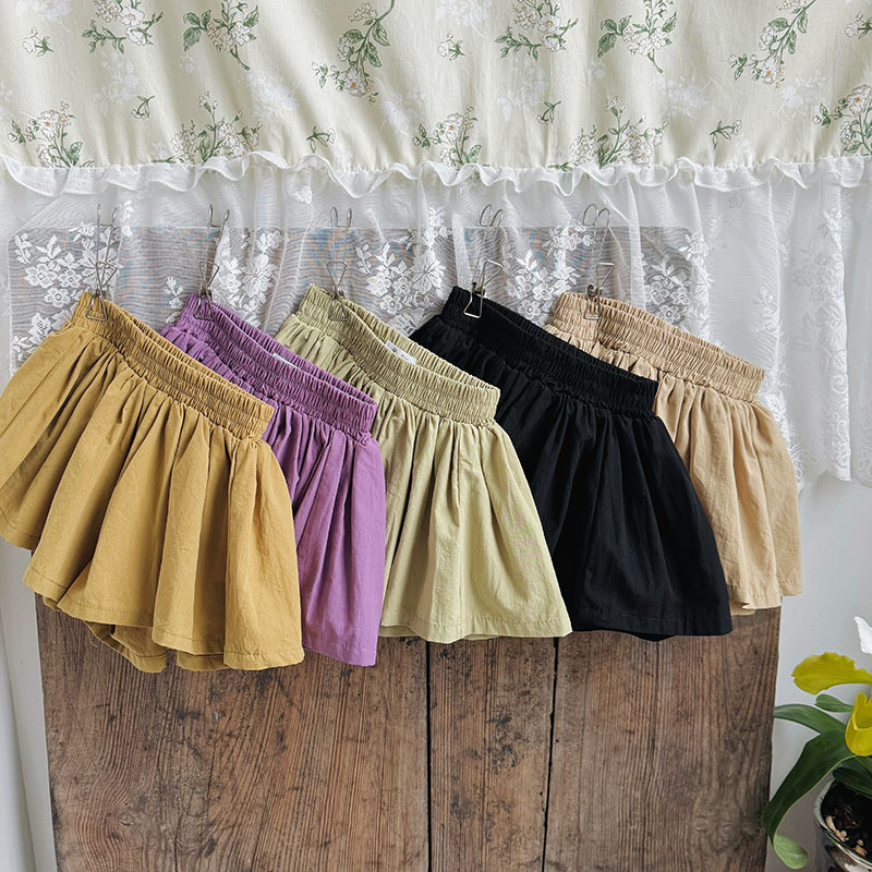 Ubrania dla dzieci najnowsze letnie dzieci krótkie dziewczynki luz bawełniane spodnie cienkie spódnice i spodnie dla dzieci odzież