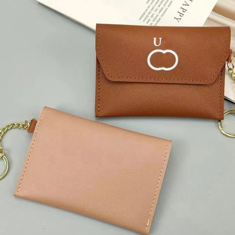 Créateur de mode mini sac à main luxury haut de gamme lettre imprimée conception de cartes de trèfle portable à 6 couleurs car carte d'identité de carte d'identité de carte d'identité de carte d'identité