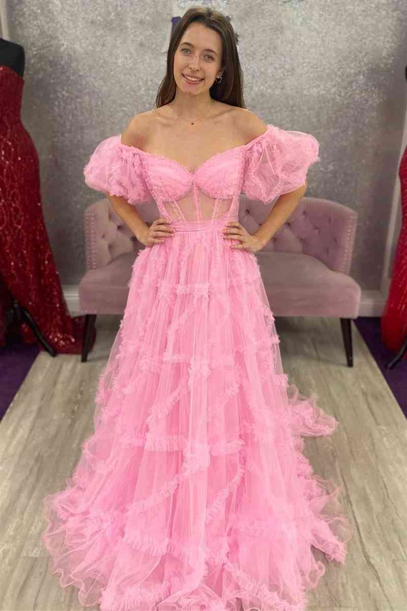 Hot Pink Prom Dress Fuchsia Formal Evening Party Gowns Second Reception Birthday Engagement Gowns Robe De Soiree 04
