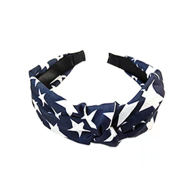 USA FLAG BAGGLITÀ CHE FAGGIO American Patriotic Indipendence Day 4 luglio Headband Red White and Blue Haiop Hoop for Women Girls Regali Accessori capelli