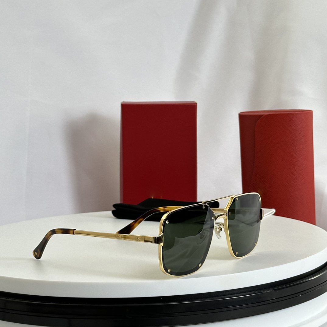 المصمم الفاخر النظارات الشمسية للرجال نساء سكوير 0194 نمط المعادن UV400 الشهيرة العلامة التجارية الرجع