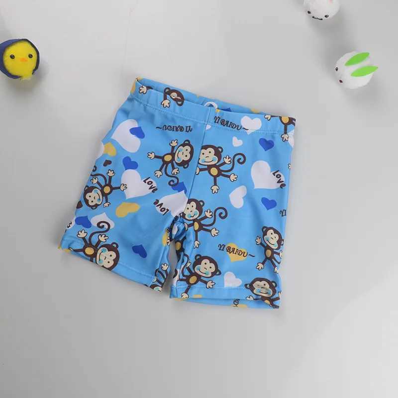 Shorts Summer 2017 Childrens Beach Shorts Boys Cartoon Pattern Swimwear Board Shorts 1-9 Years Childrens SwimwearL2405L2405