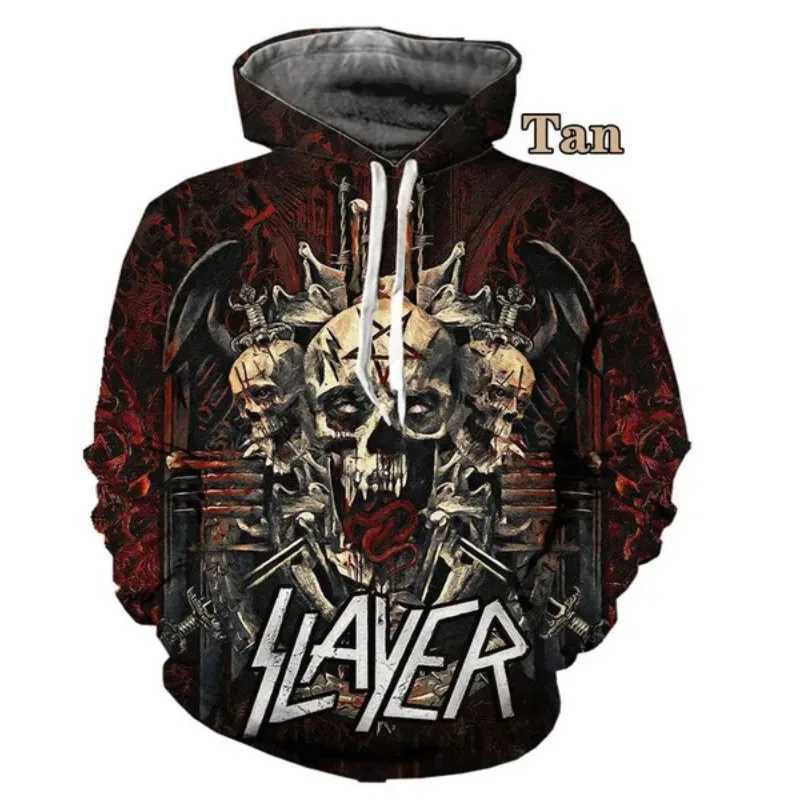 Men's Hoodies Sweatshirts Killer Womens/Mens Metal Rock Band Casual Metal 3D Printed Top Hoodie Autumn and Winter Sports Shirt Long Sleep Hoodie