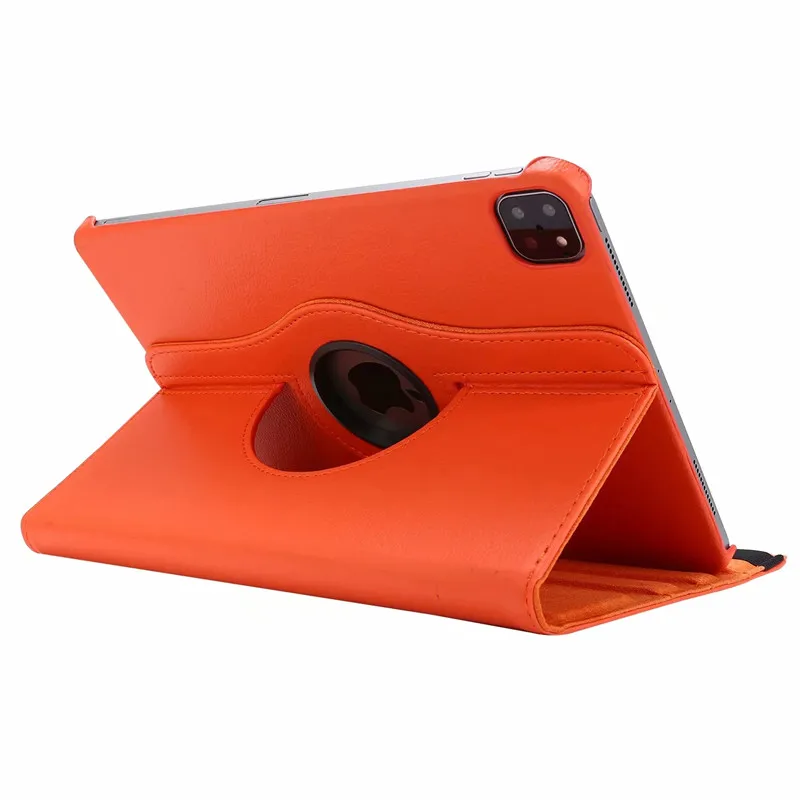 Custodia in pelle PU Slim iPad Pro 12,9 pollici 360 Stand rotante Case di copertura tavolette a flip in pelle lichee con sonno automatico/scia