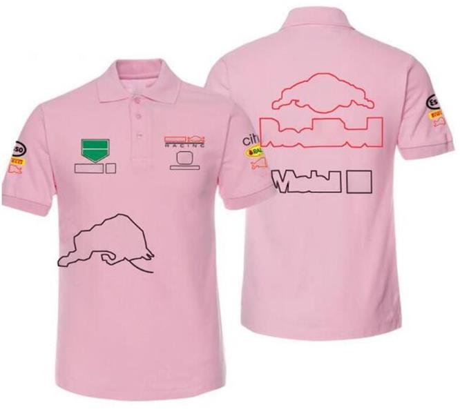 2024新しいF1レーシングポロシャツ夏半袖Tシャツ同じカスタマイズ