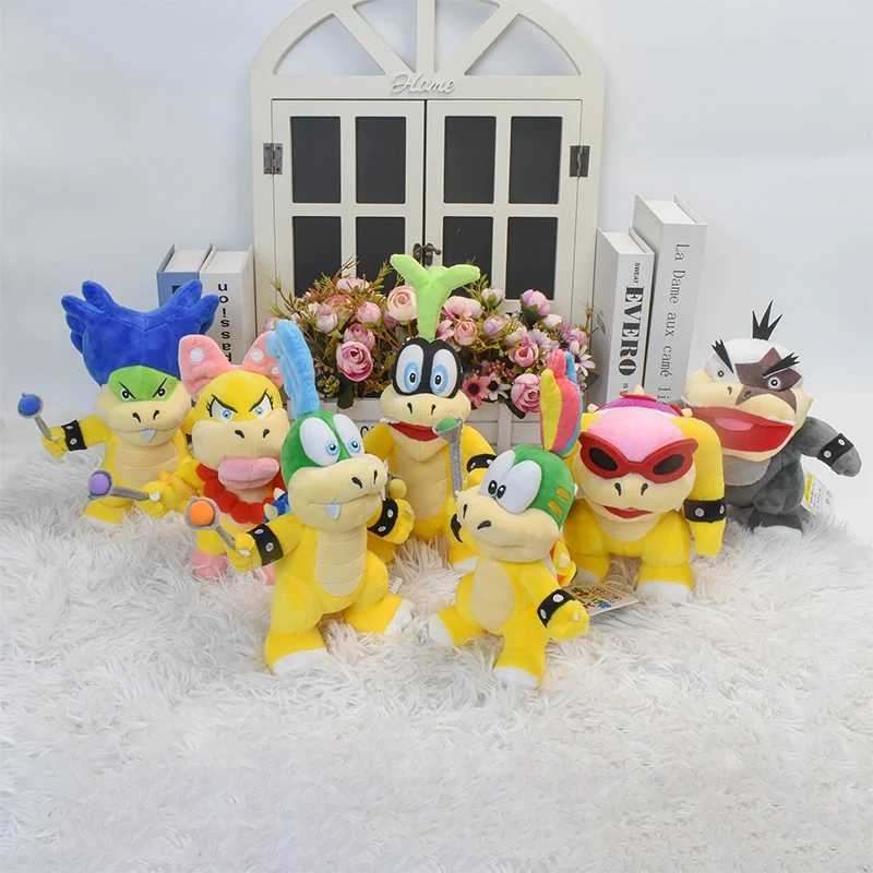 Animaux en peluche en peluche 30 styles dessin animé broser jr princesse champignon Bowser koopngs iggy lemmy koopa bros toys toys animaux de poupée