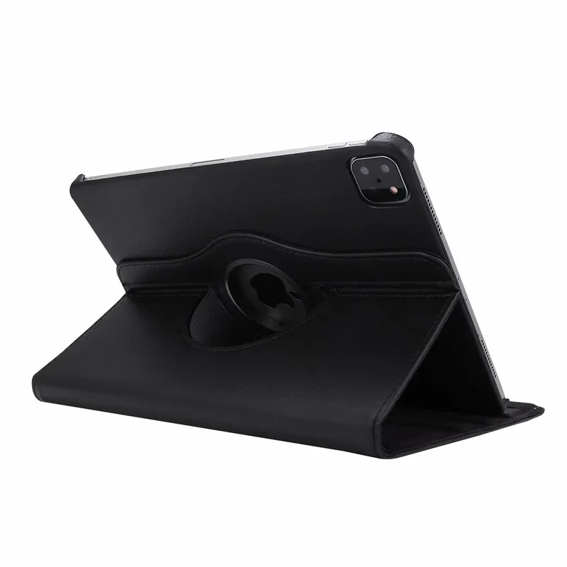 Custodia in pelle PU Slim iPad Pro 12,9 pollici 360 Stand rotante Case di copertura tavolette a flip in pelle lichee con sonno automatico/scia