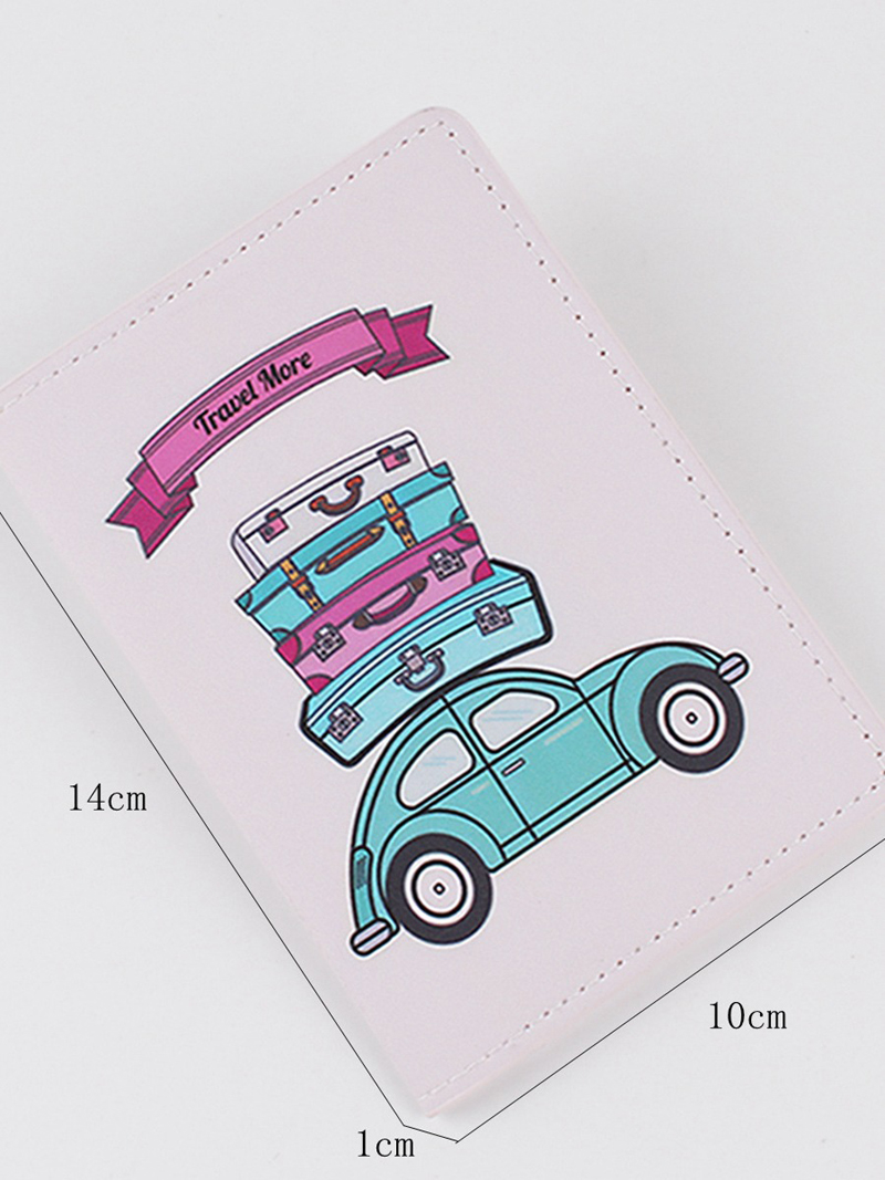 Card Holders PU Letter Printing Travel Passport Cover Mix Style