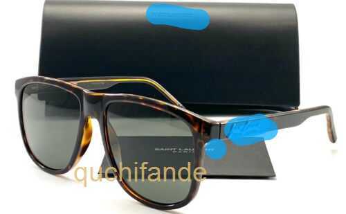 Klassiskt varumärke Retro Seinat Luerant Solglasögon Nya SL334 002 Havana Autentiska solglasögon 56-17 145 W Case Italy
