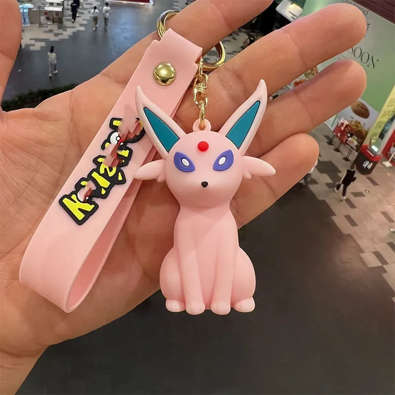 Kawaii Bulk Anime Car Keychain Doll Charm Key Ring Wholesale in Bulk Cute Couple Students Personalized Creative Valentine`s Day Gift 8 Style AA1 DHL